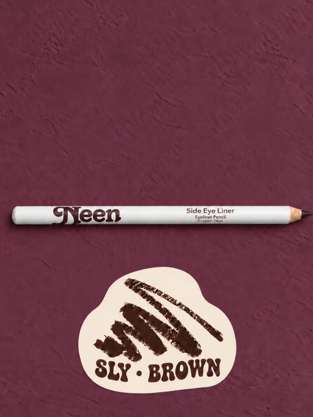 NEEN Side Eye Liner Sly Brown Eyeliner Pencil Full Size 1g New Box Smoky Cat Eye